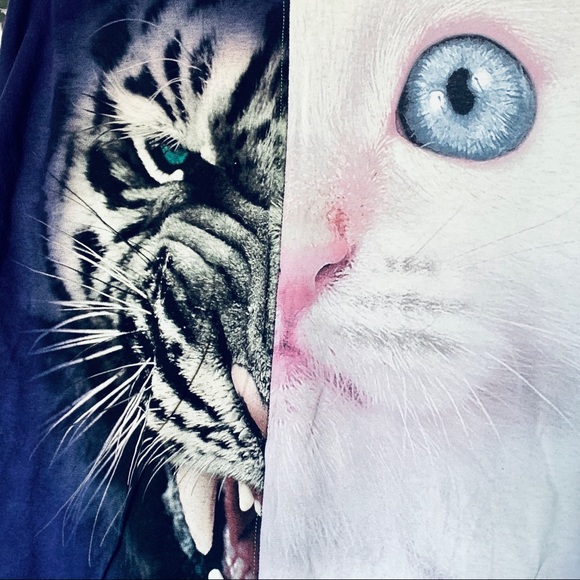 Tiger Kitten T-shirt Dress - Picture 2 of 4